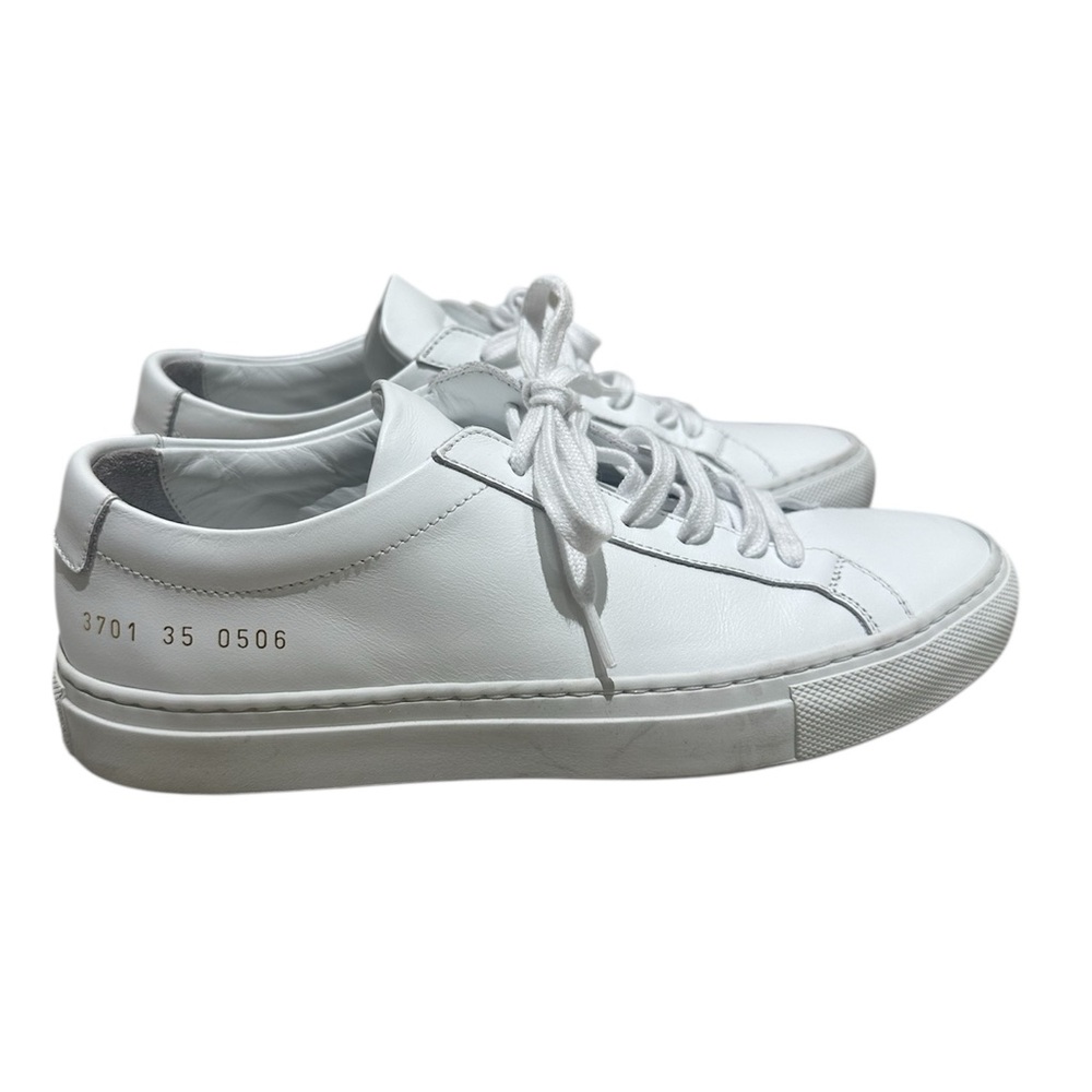 Common Projects Achilles Low Top Leather Casual Sneaker White Size 35 - Picture 14 of 14